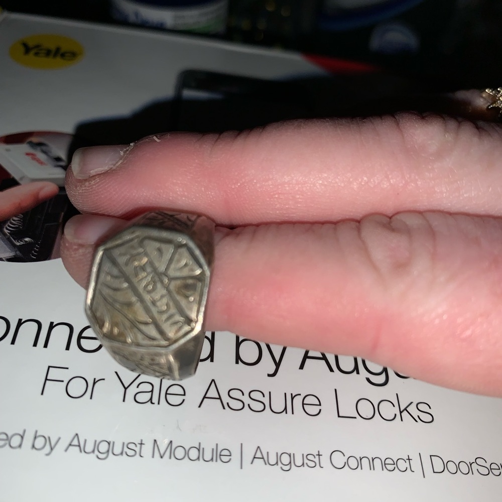 WW2 silver ring - Picture 3 of 5